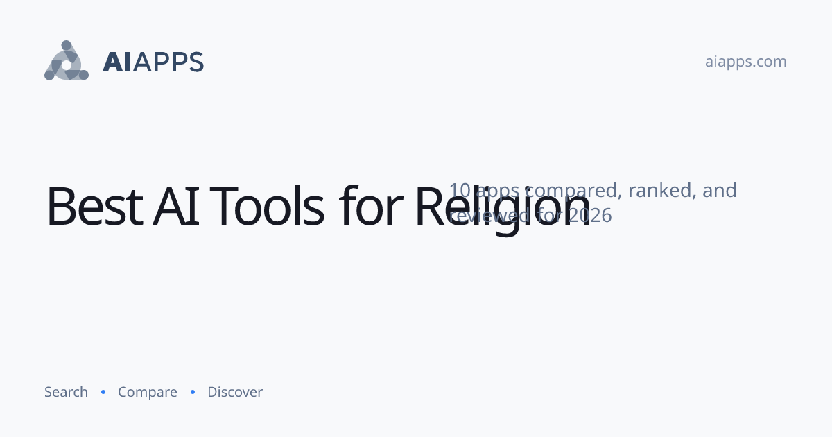 Best AI Tools for Religion (2026) — 10 Compared | AIapps