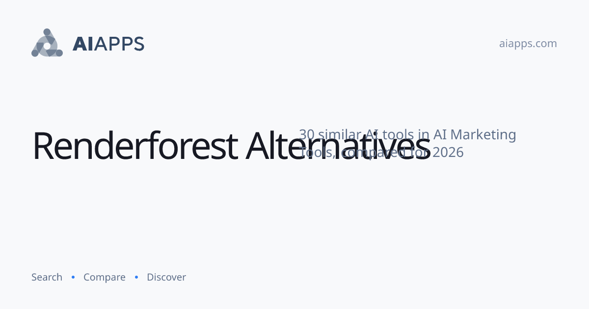 30 Best Renderforest Alternatives (2026) — Compared | AIapps