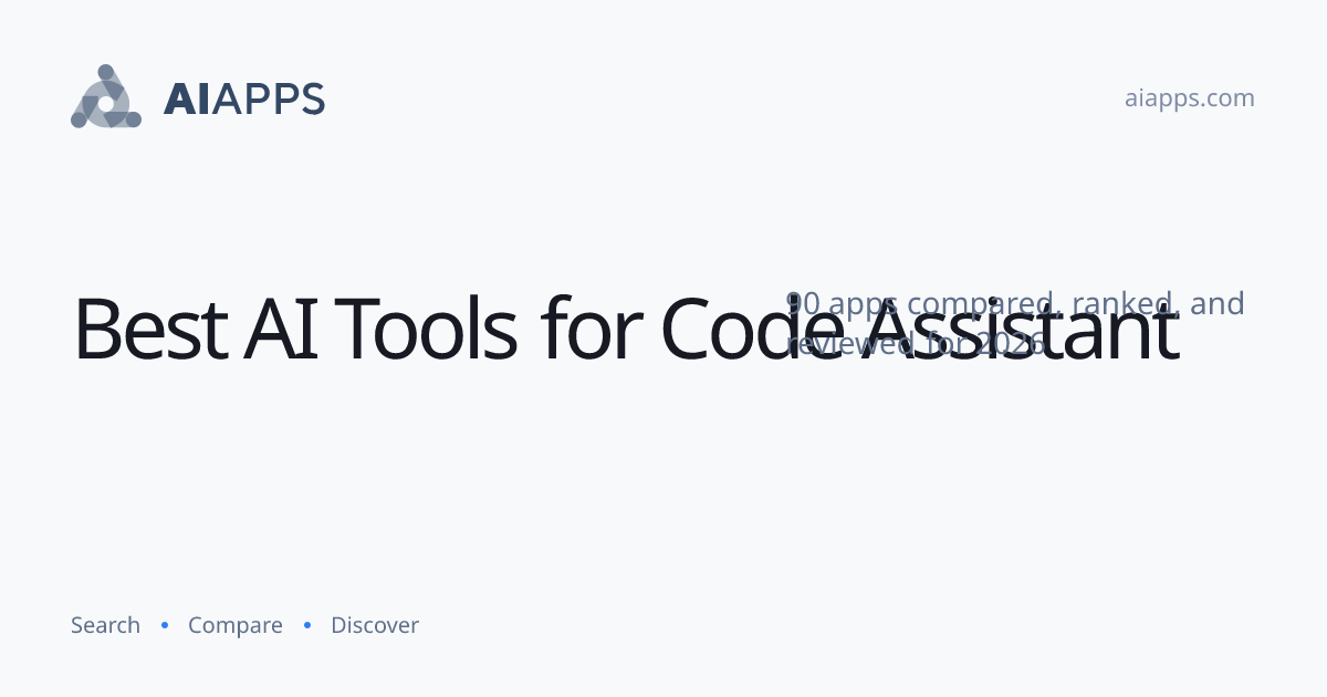 Best AI Tools for Code Assistant (2026) — 90 Compared | AIapps